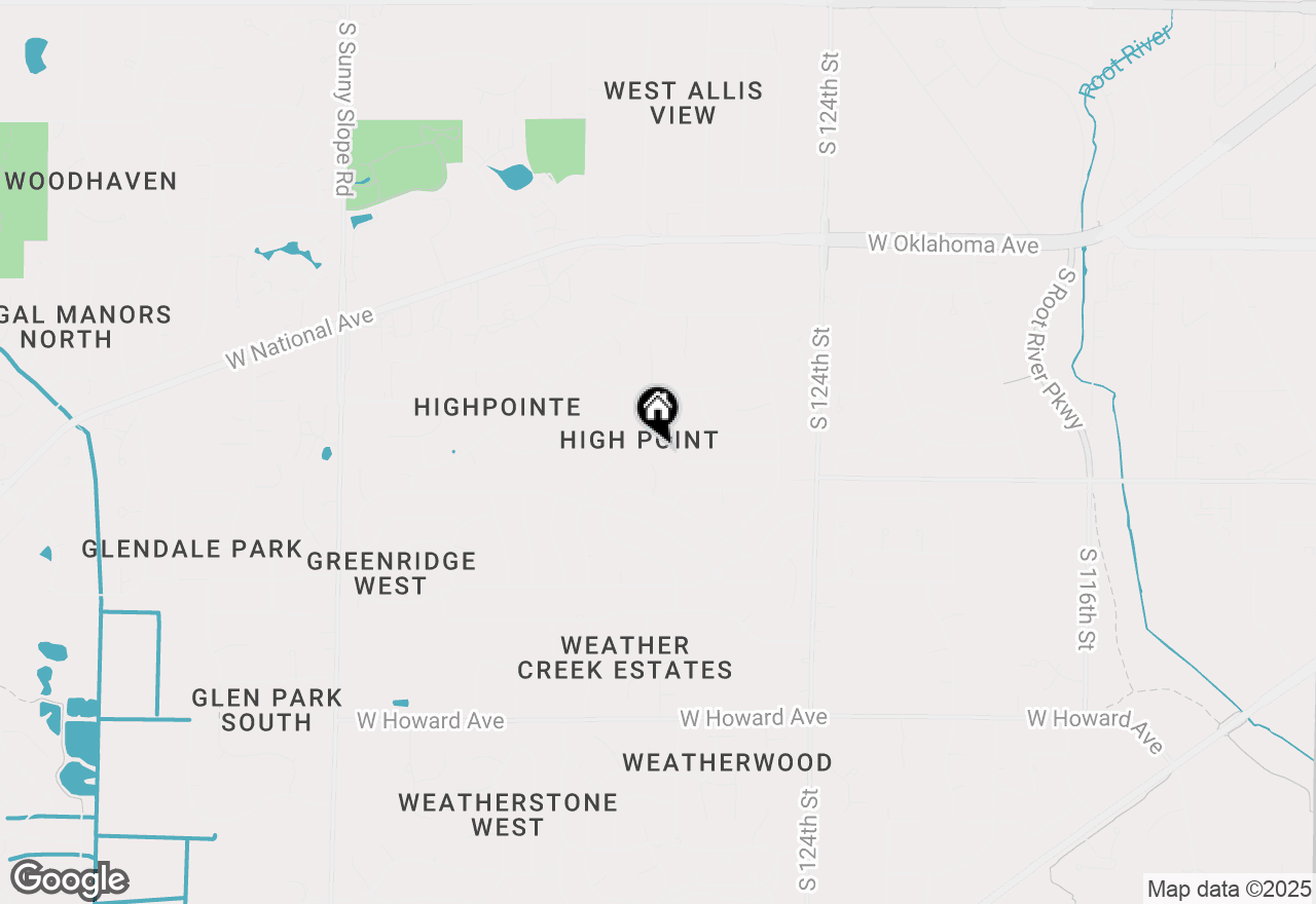 Map of 3460 S Raymond Rd, New Berlin, WI 53151