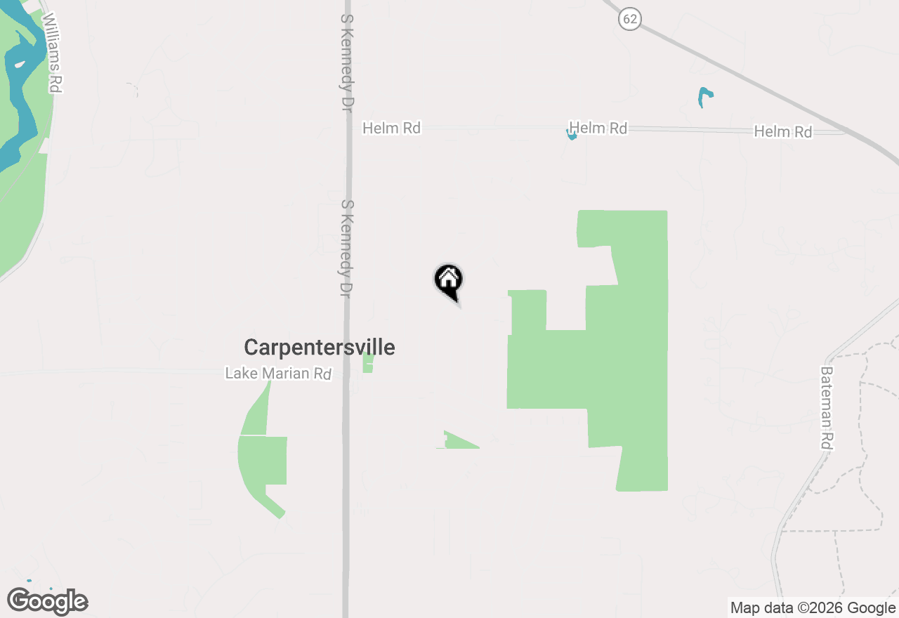 Map of 59 Wren Road, Carpentersville, IL 60110