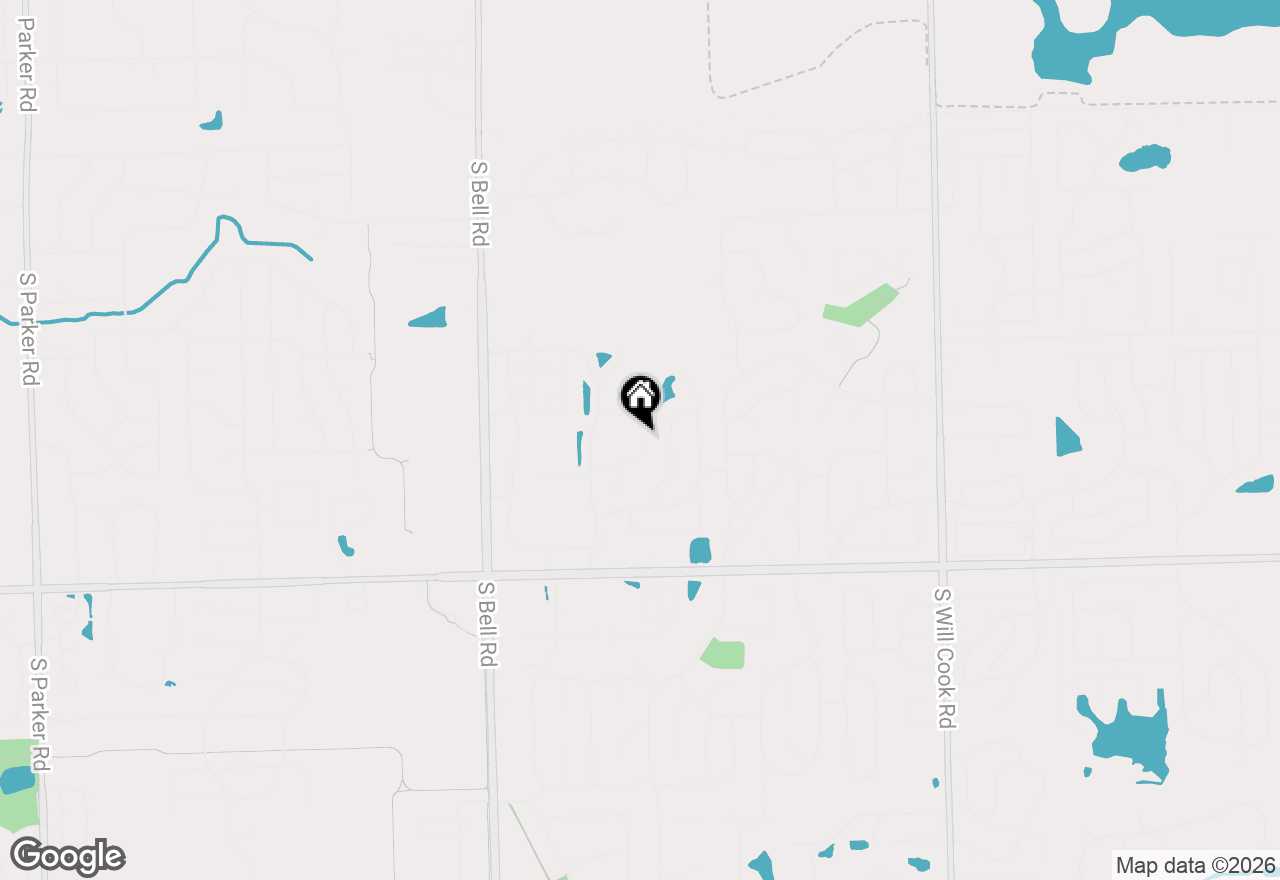 Map of 14005 S Sheffield Drive #03, Homer Glen, IL 60491