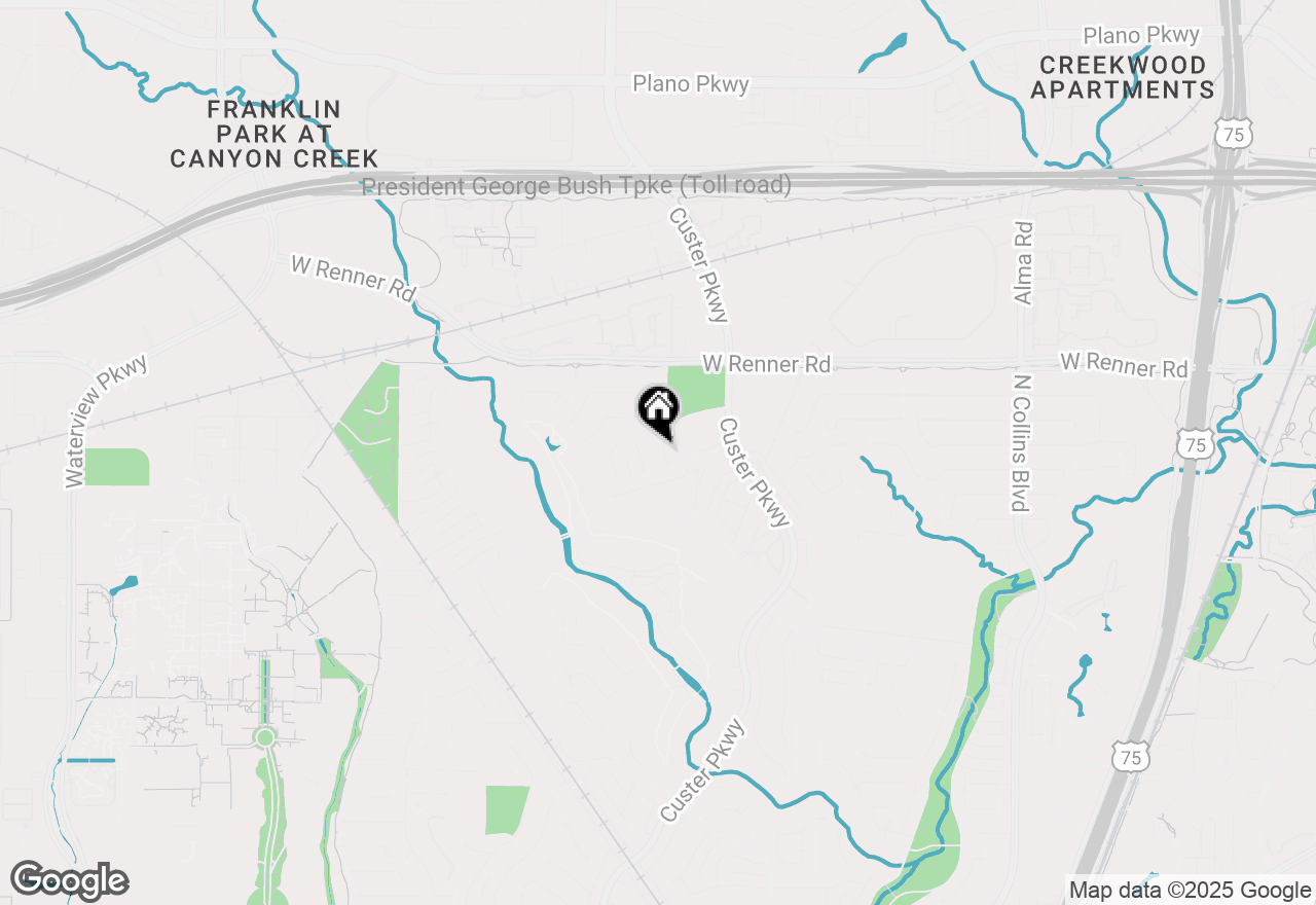 Map of 2904 Whitemarsh Circle, Richardson, TX 75080