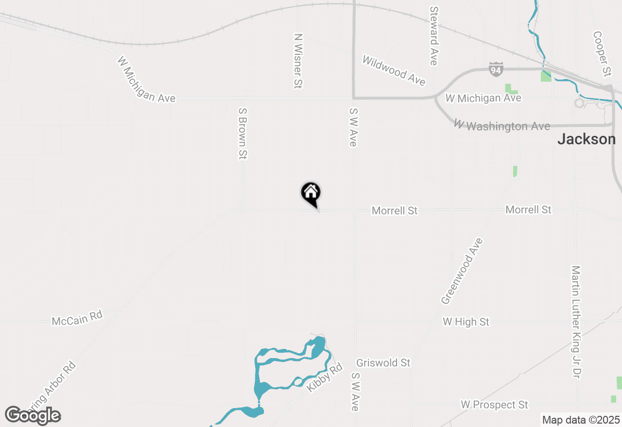 Map of 1101 W Morrel Street, Jackson, MI 49203