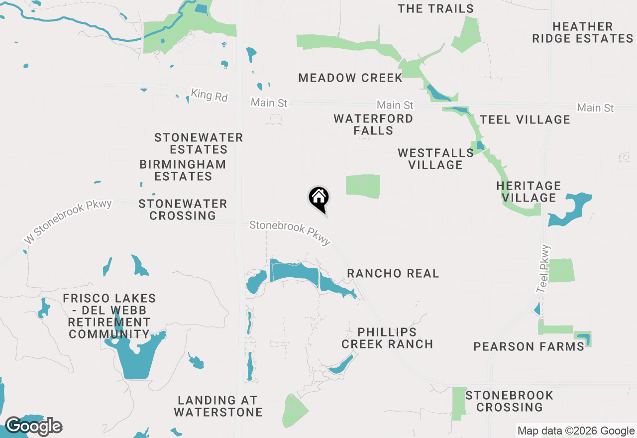 Map of 8052 Otis Drive, Frisco, TX 75036