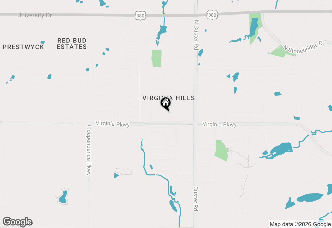 Map of 9217 Newport Lane, Mckinney, TX 75071