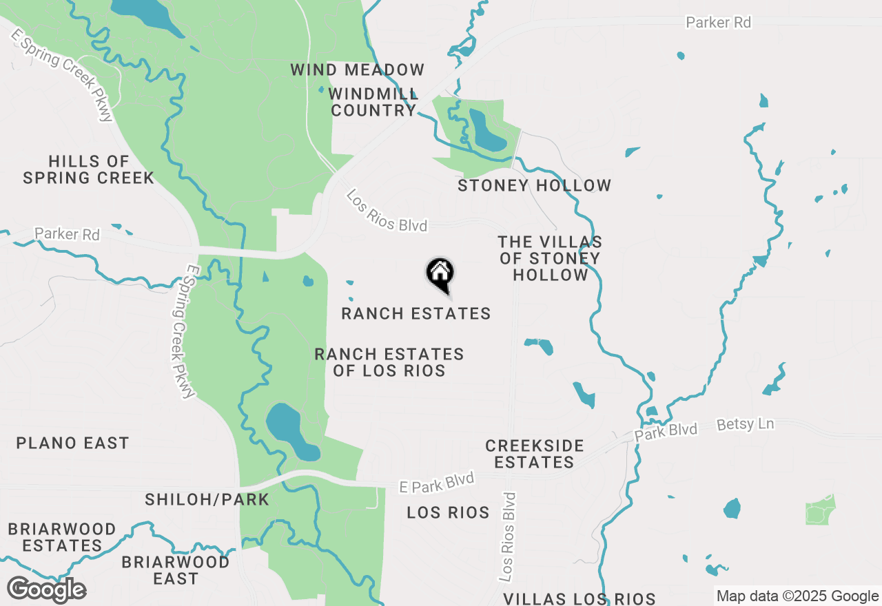 Map of 3919 Ranch Estates Drive, Plano, TX 75074