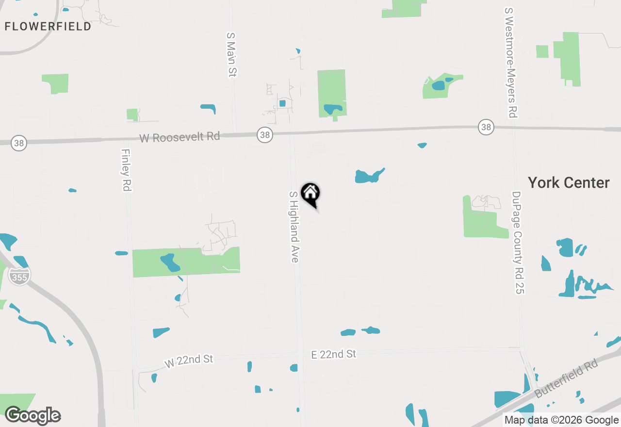 Map of 1450 S Stewart Avenue, Lombard, IL 60148