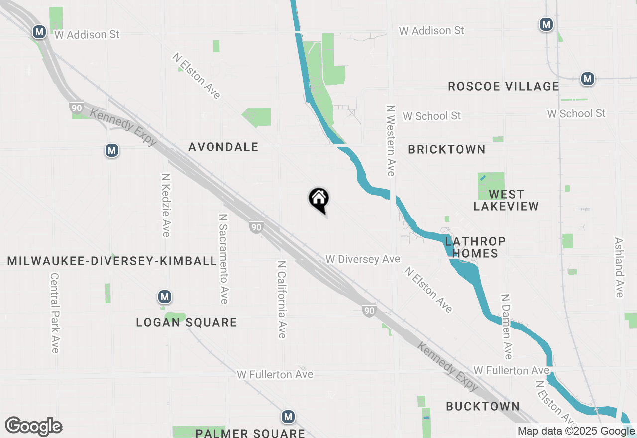 Map of 2924 N Talman Avenue #3, Chicago, IL 60618