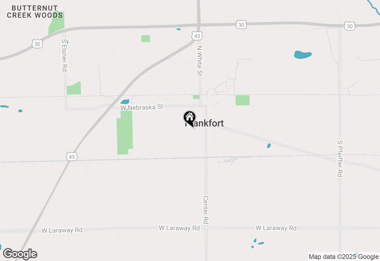 Map of 219 Oak Street, Frankfort, IL 60423