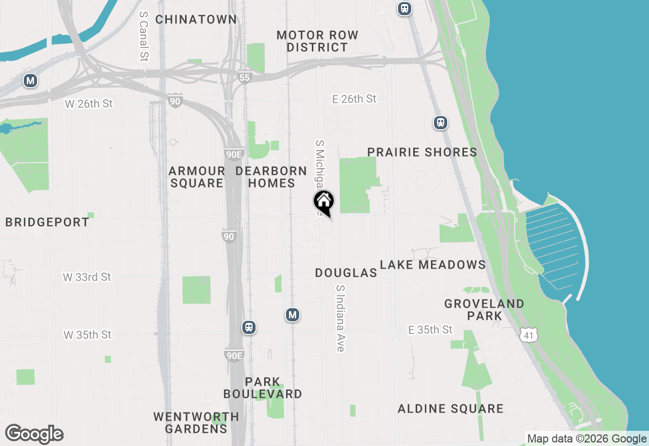 Map of 3115 S Michigan Avenue #206, Chicago, IL 60616