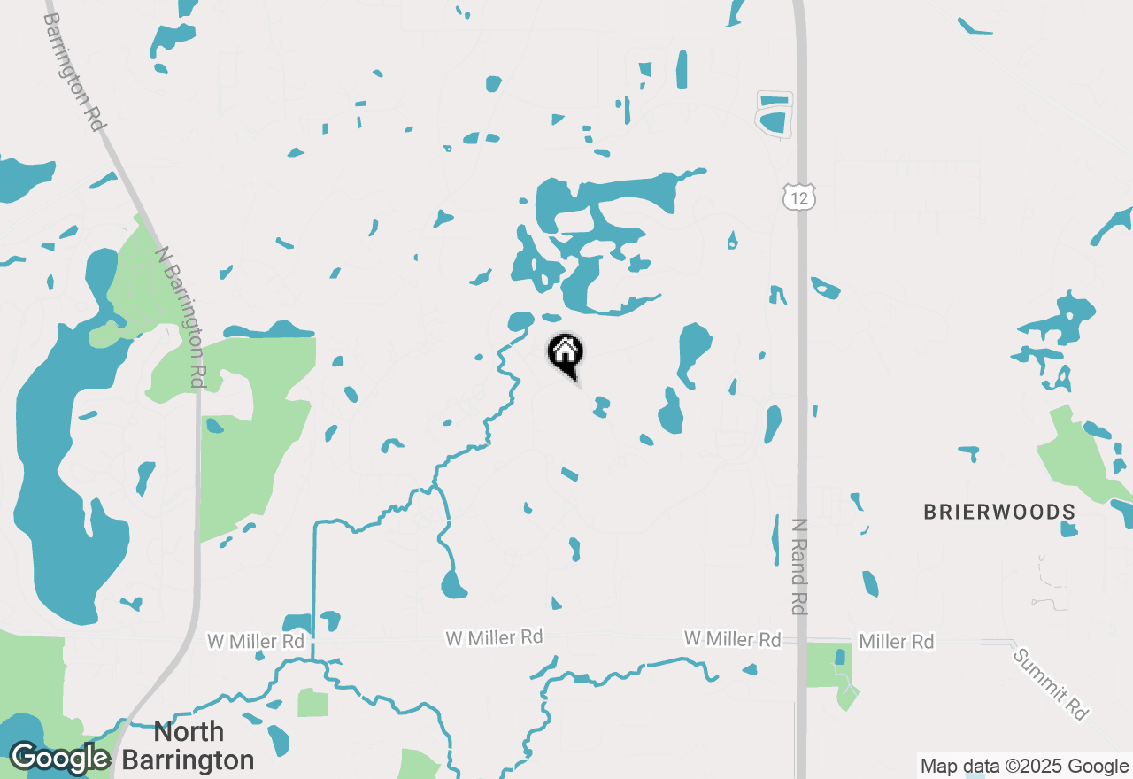 Map of 1 Kensington Drive, North Barrington, IL 60010