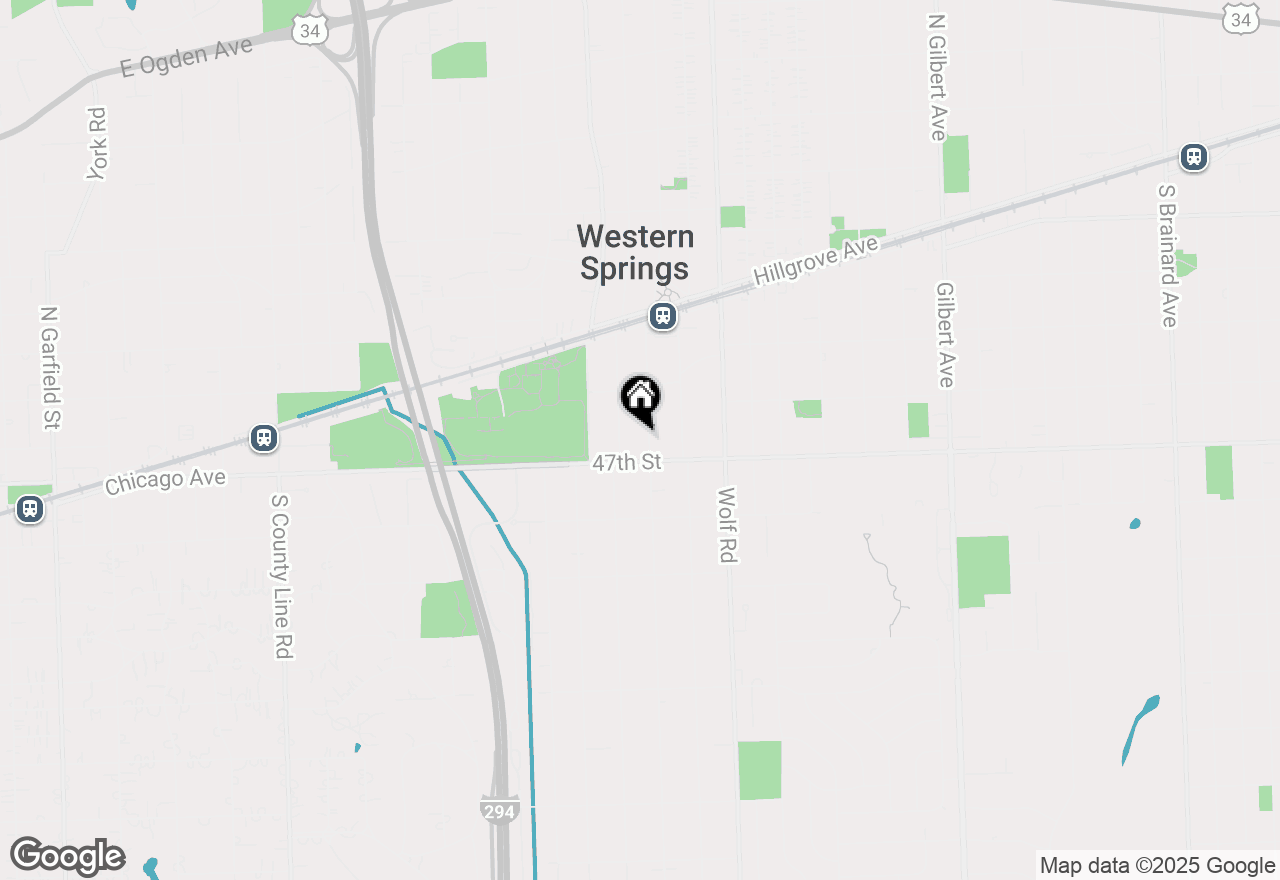 Map of 4628 Grand Avenue, Western Springs, IL 60558