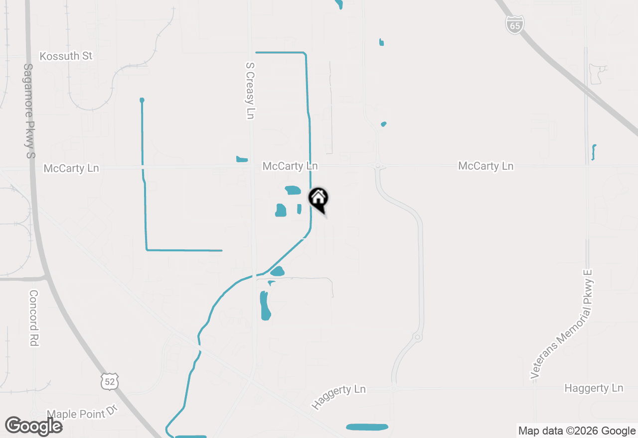 Map of 1128 Hornbeam Circle #WEST, Lafayette, IN 47905