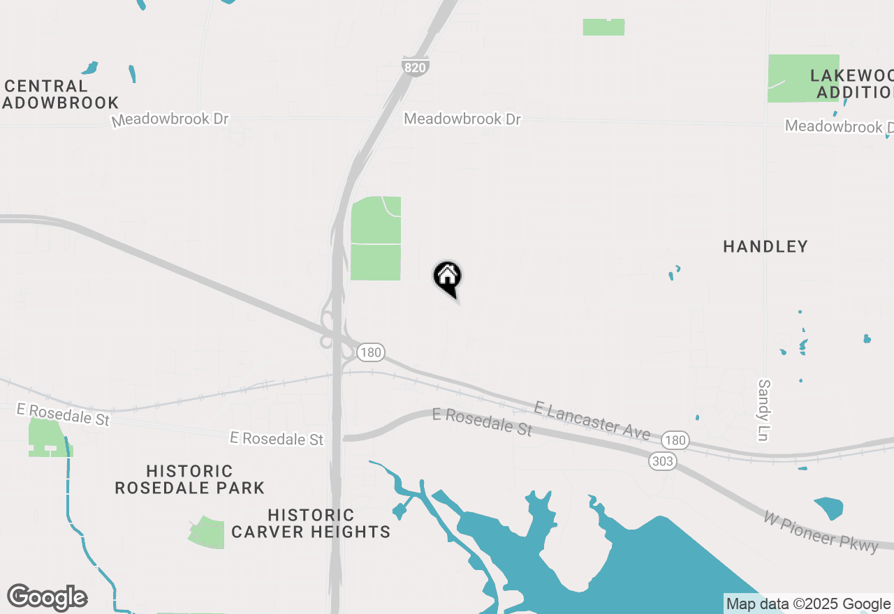 Map of 2929 Forest Avenue, Fort Worth, TX 76112