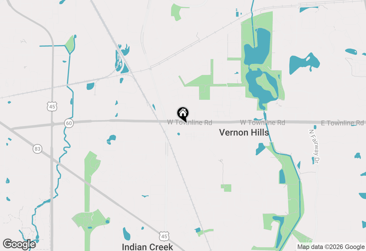 Map of 263 Aspen Pointe Road, Vernon Hills, IL 60061