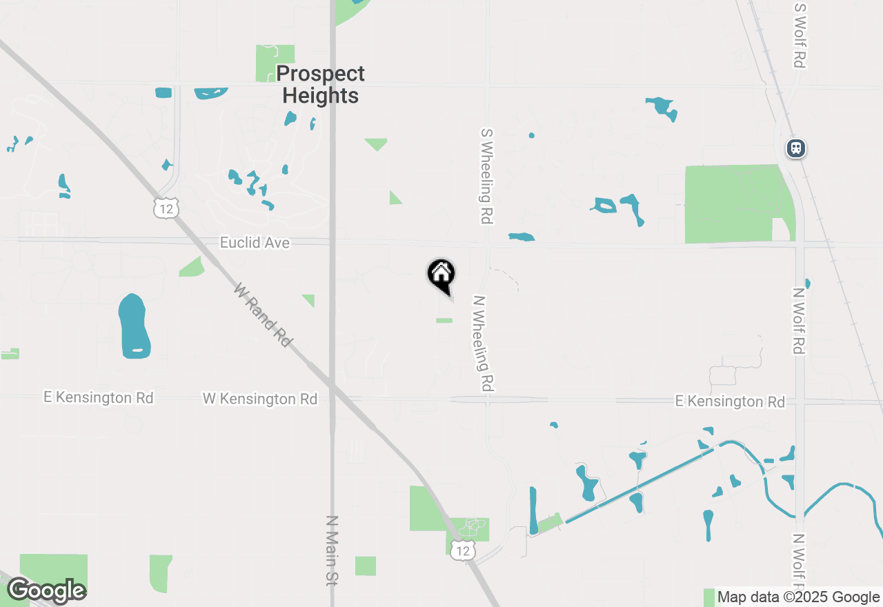 Map of 1142 N Boxwood Drive #B, Mount Prospect, IL 60056