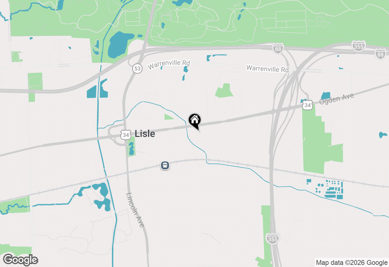 Map of 4711 Saint Joseph Creek Road #2G, Lisle, IL 60532