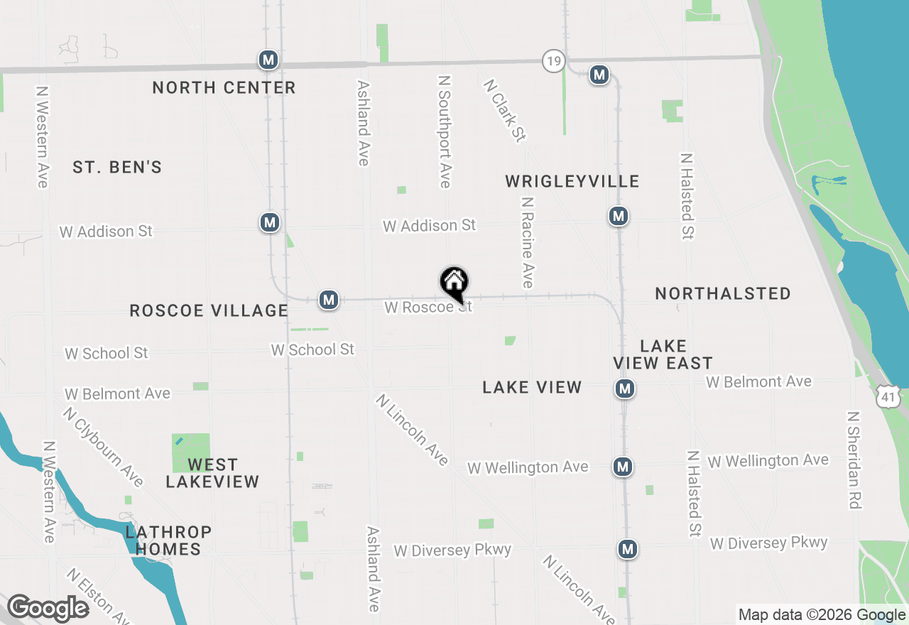 Map of 3355 N Southport Avenue #2F, Chicago, IL 60657