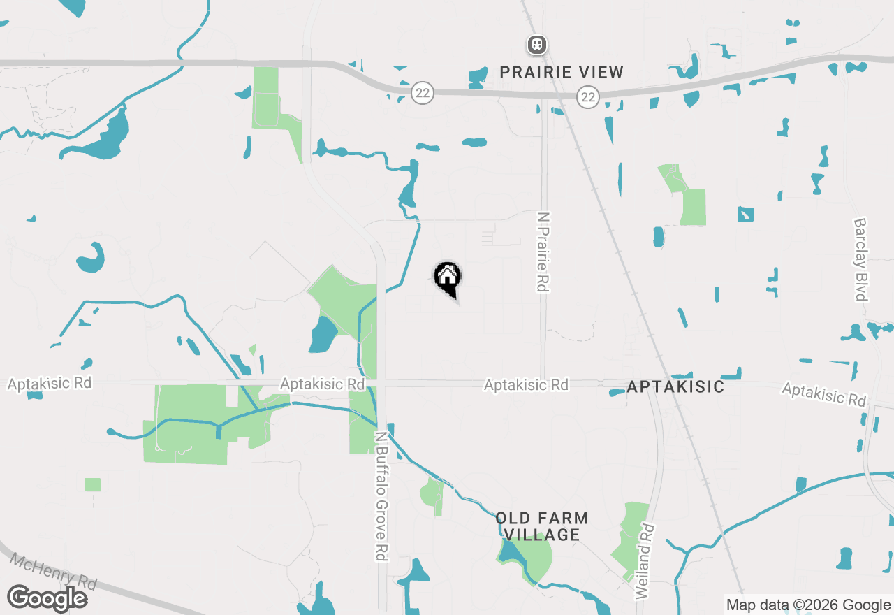Map of 220 Hoffmann Drive, Buffalo Grove, IL 60089