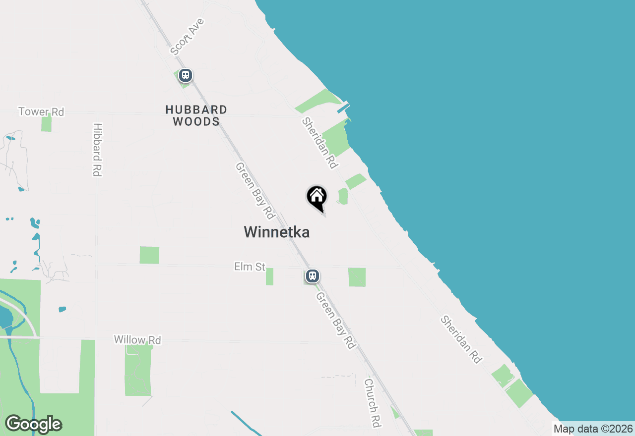 Map of (Address confidential), Winnetka, Illinois 60093
