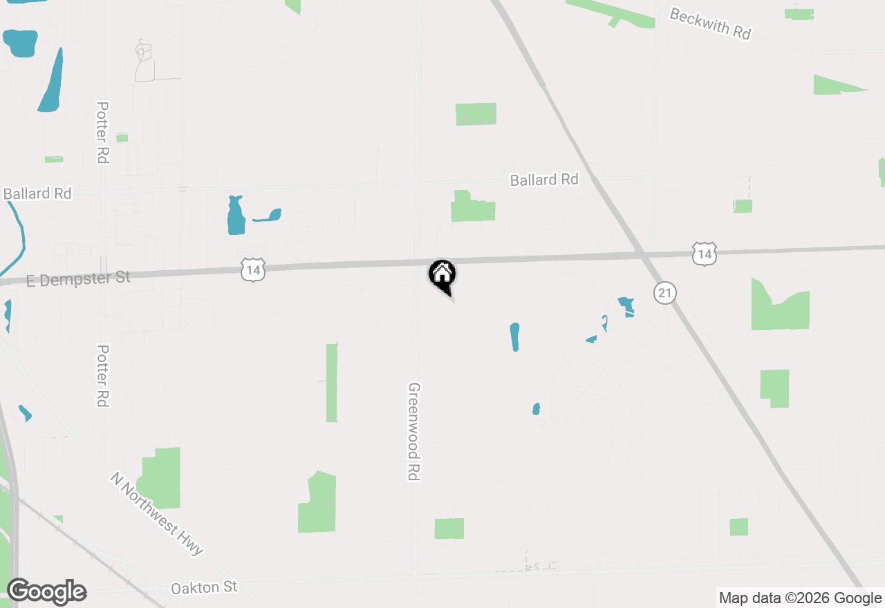 Map of 8512 W Crain Street, Niles, IL 60714