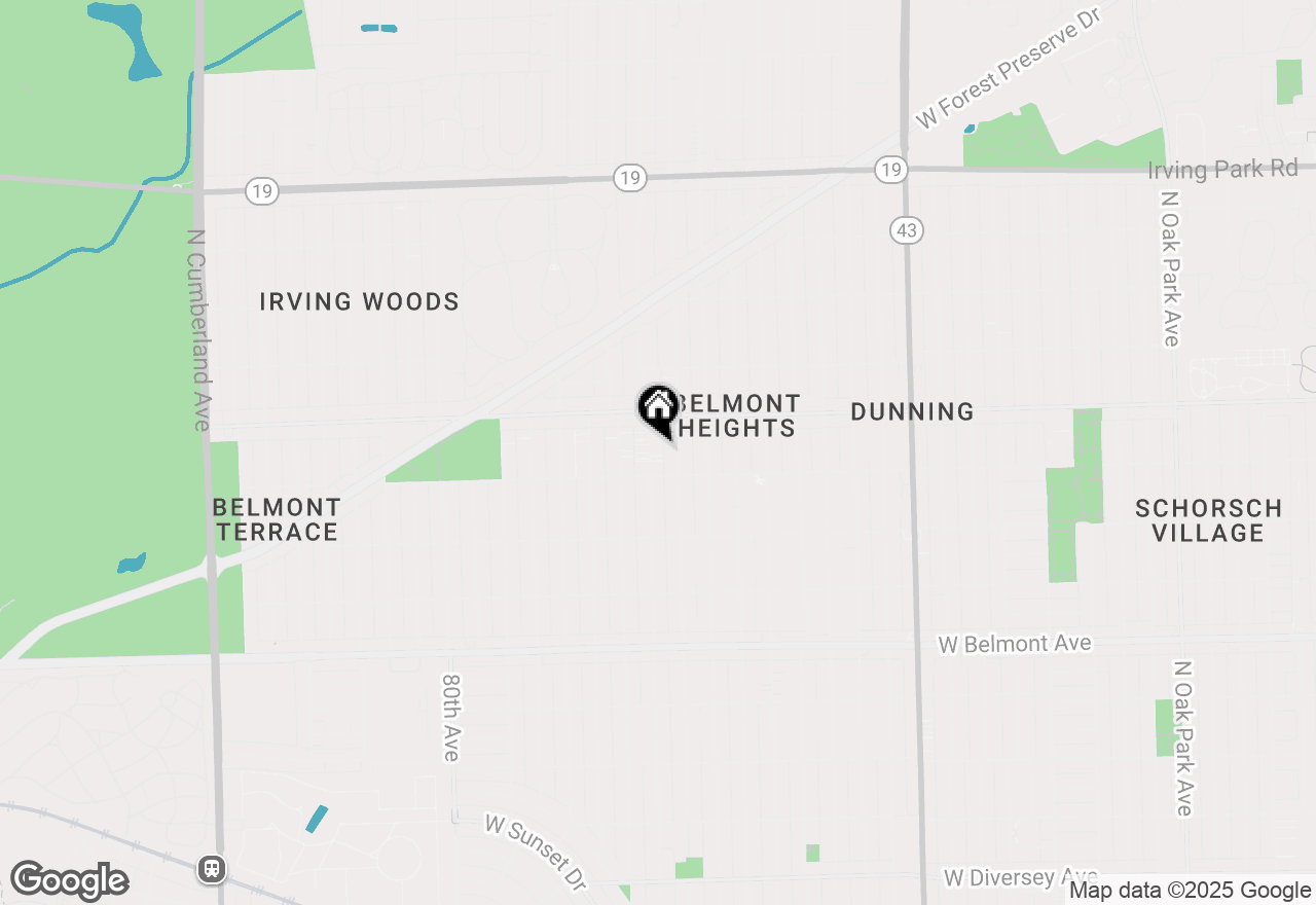 Map of 3525 N Ottawa Avenue, Chicago, IL 60634