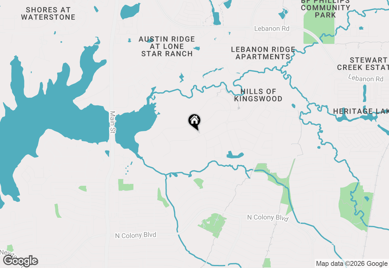 Map of 3650 Balfour Court, Frisco, TX 75034