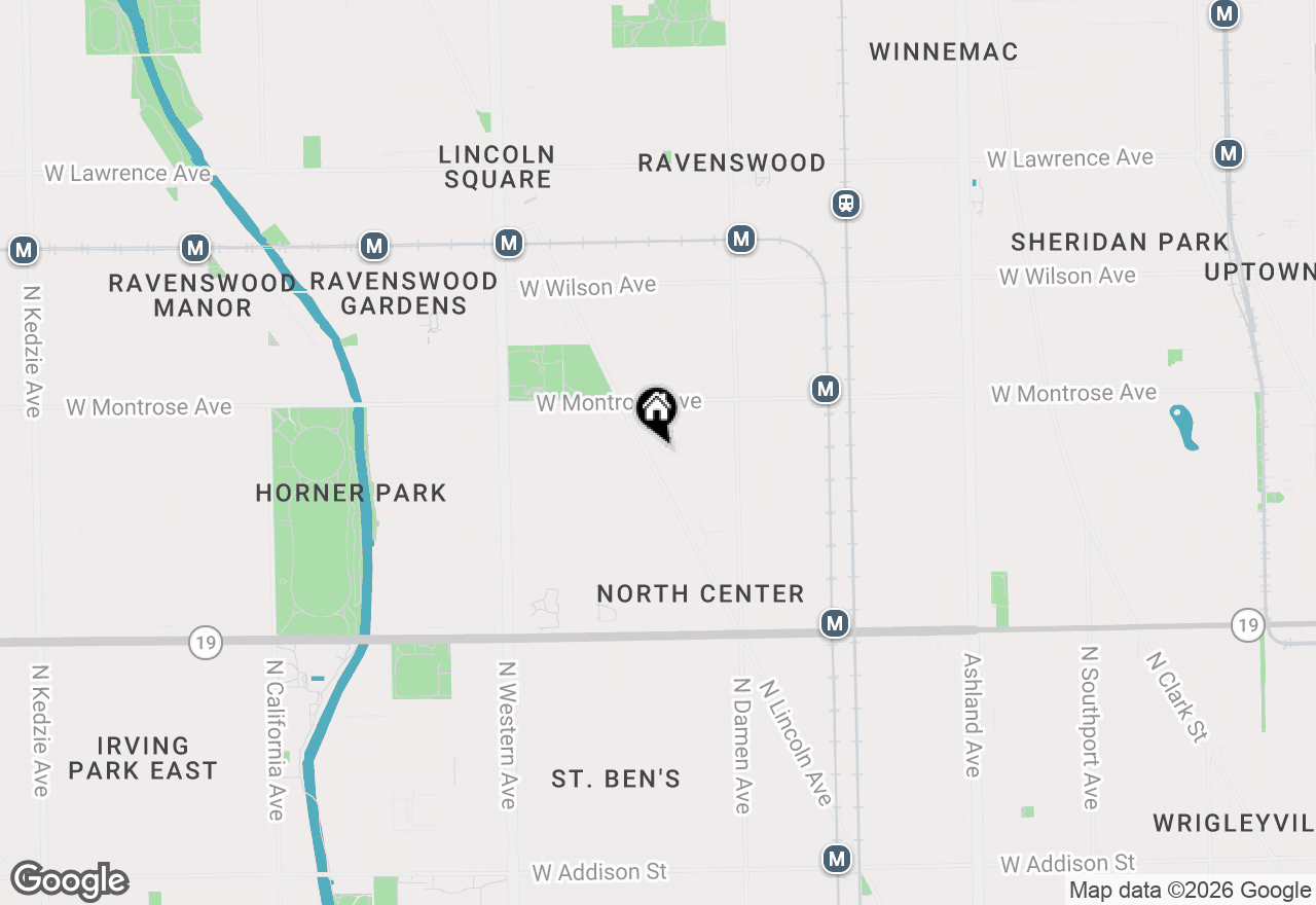 Map of 2116 W Cullom Avenue #201, Chicago, IL 60618