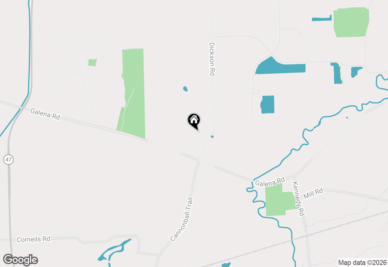 Map of 2677 Pecos Circle, Montgomery, IL 60538