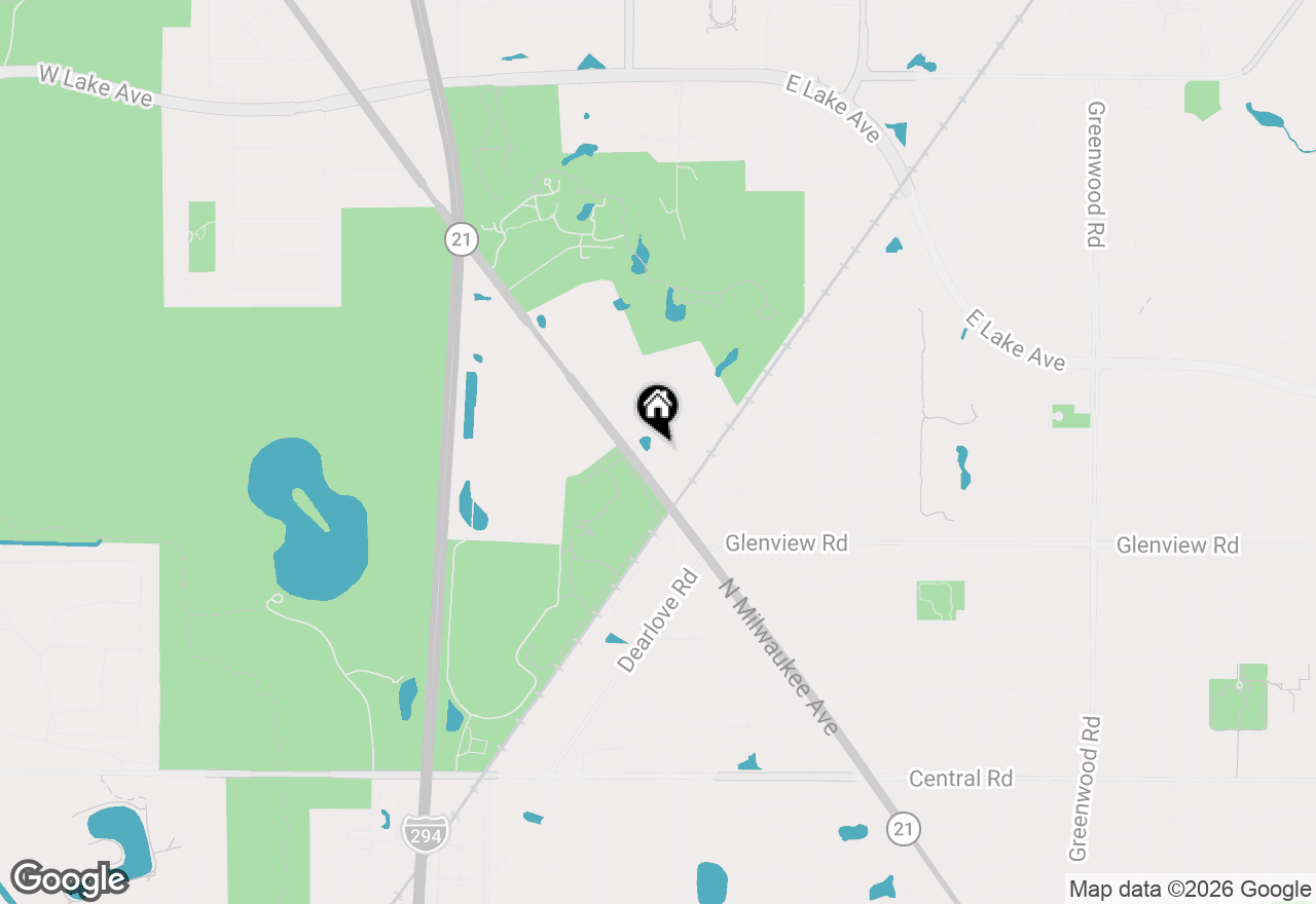Map of 1018 Castilian Court #302, Glenview, IL 60025