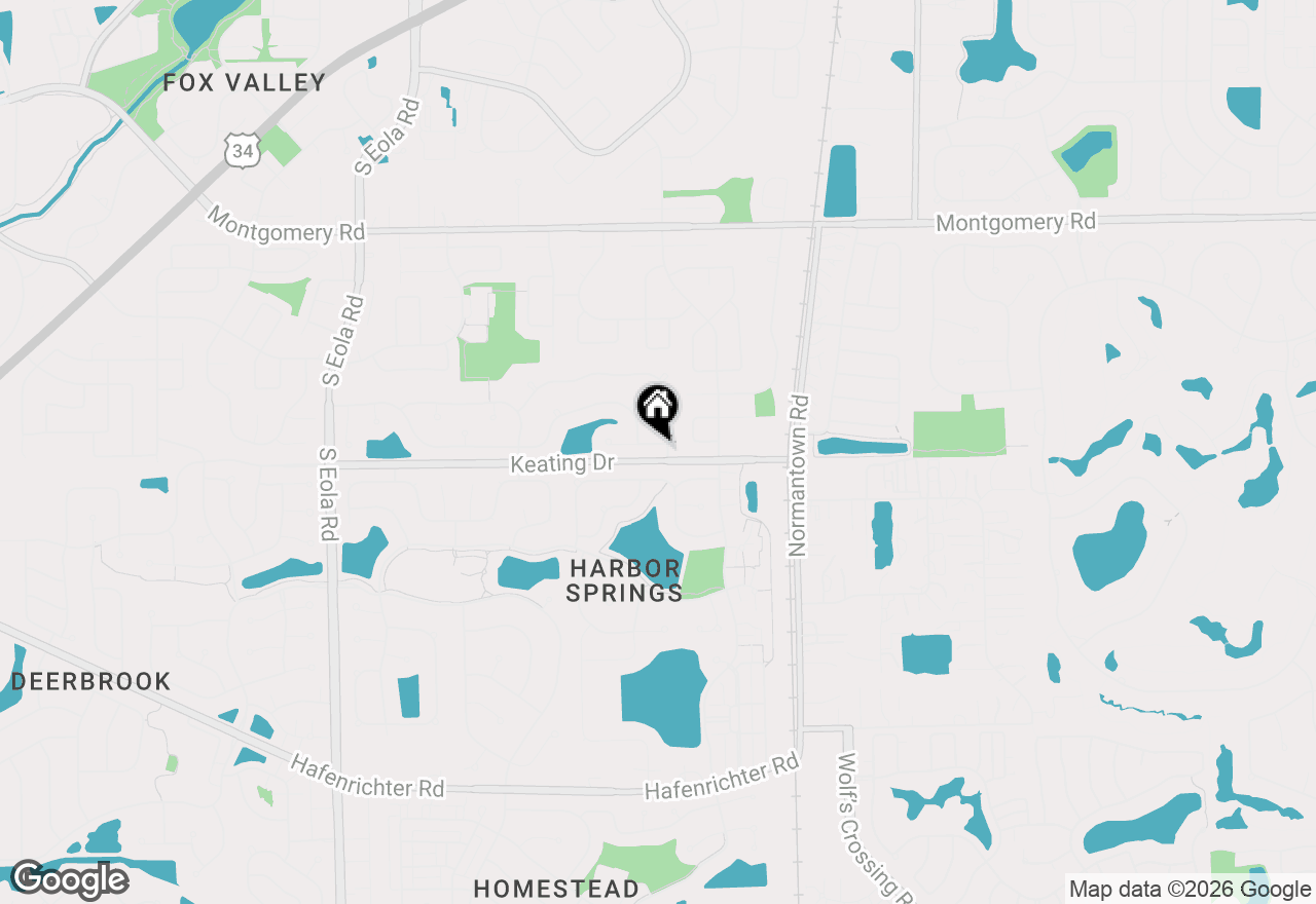 Map of 3087 Kelly Court, Aurora, IL 60504