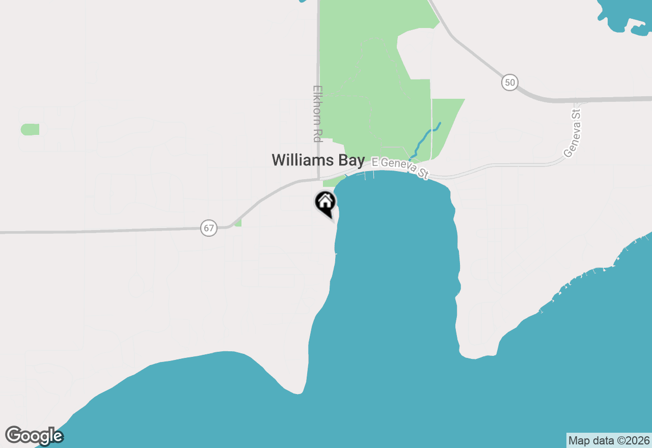 Map of 3B N Walworth Ave, Williams Bay, WI 53191