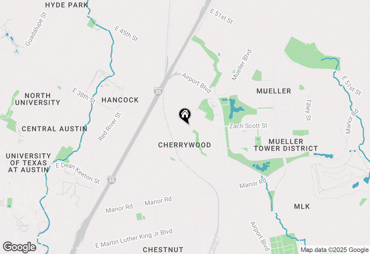 Map of 3904 Maplewood Ave #B, Austin, TX 78722
