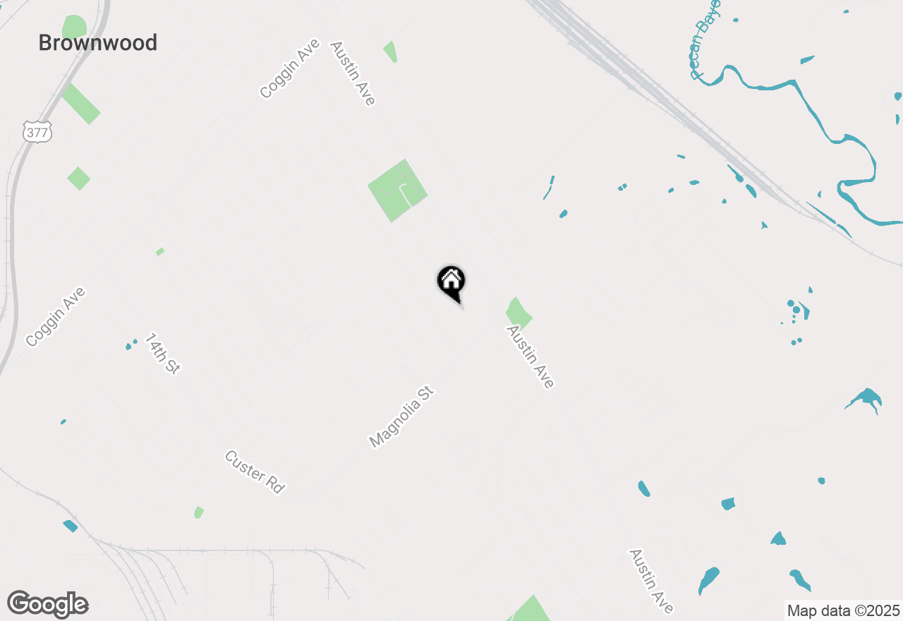 Map of 2612 1st Street, Brownwood, TX 76801