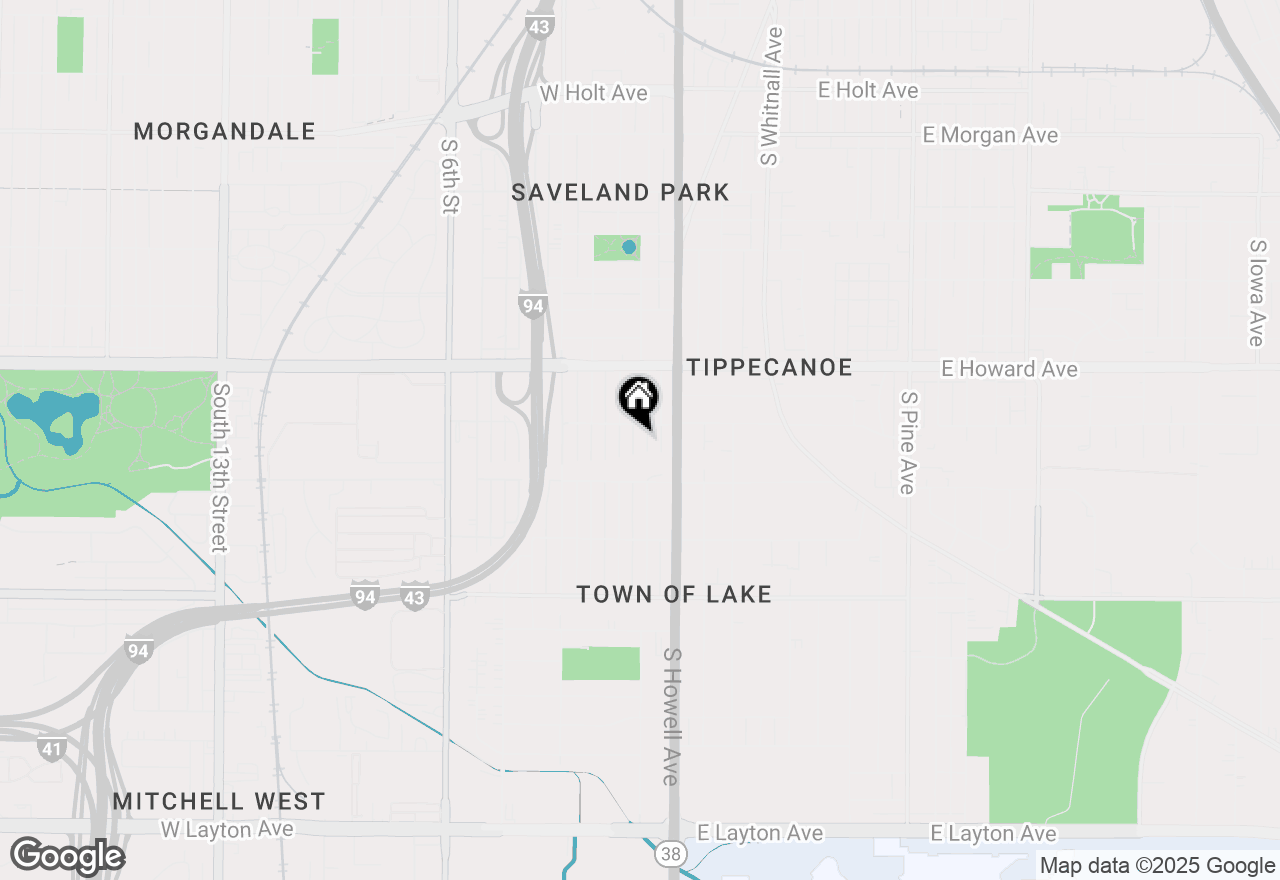 Map of 4023 S 1st St, Milwaukee, WI 53207