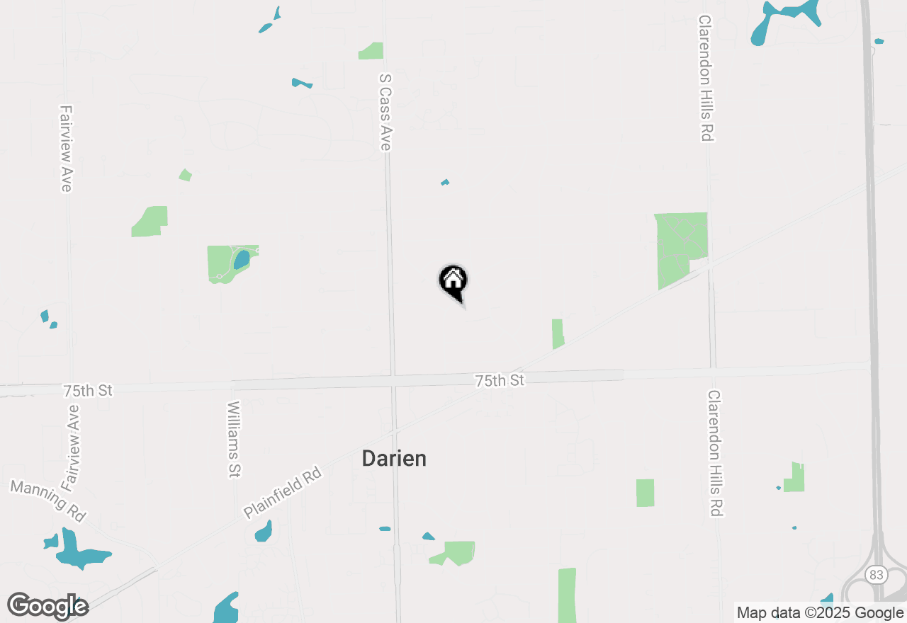 Map of 1025 Timber Lane, Darien, IL 60561