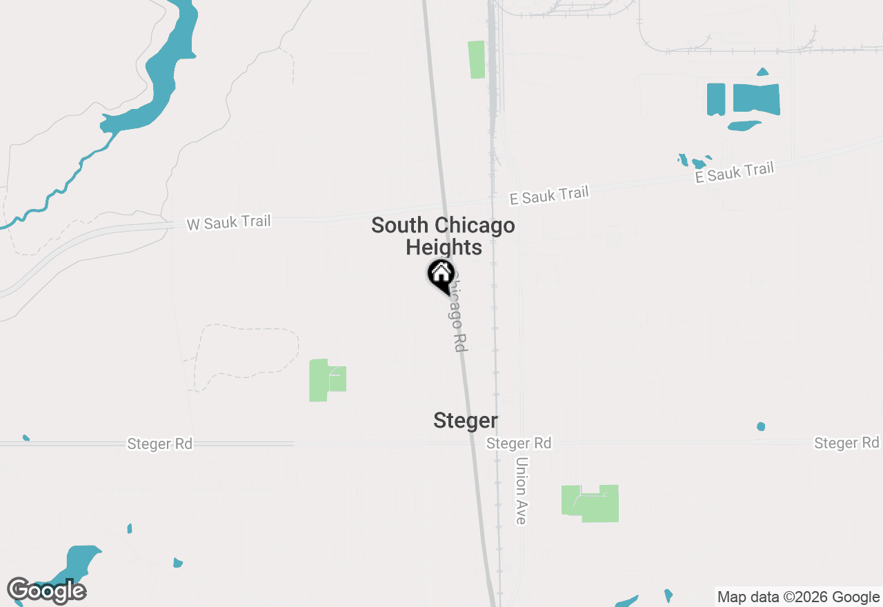 Map of 17 W 30th Place, Steger, IL 60475