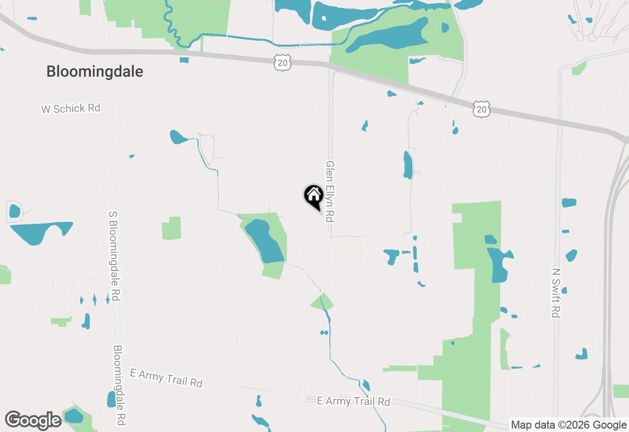 Map of 246 Tamarack Drive, Bloomingdale, IL 60108