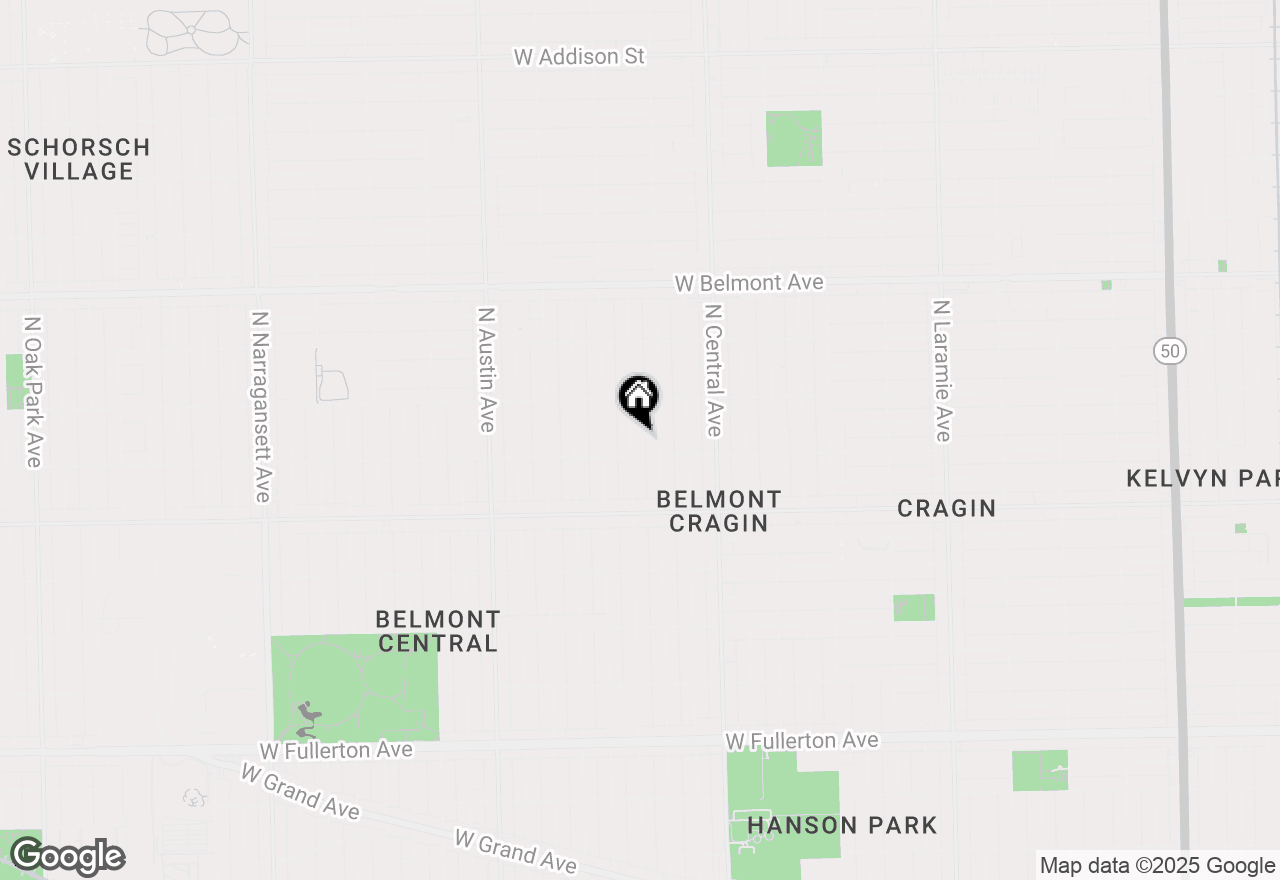 Map of 2917 N Mango Avenue, Chicago, IL 60634