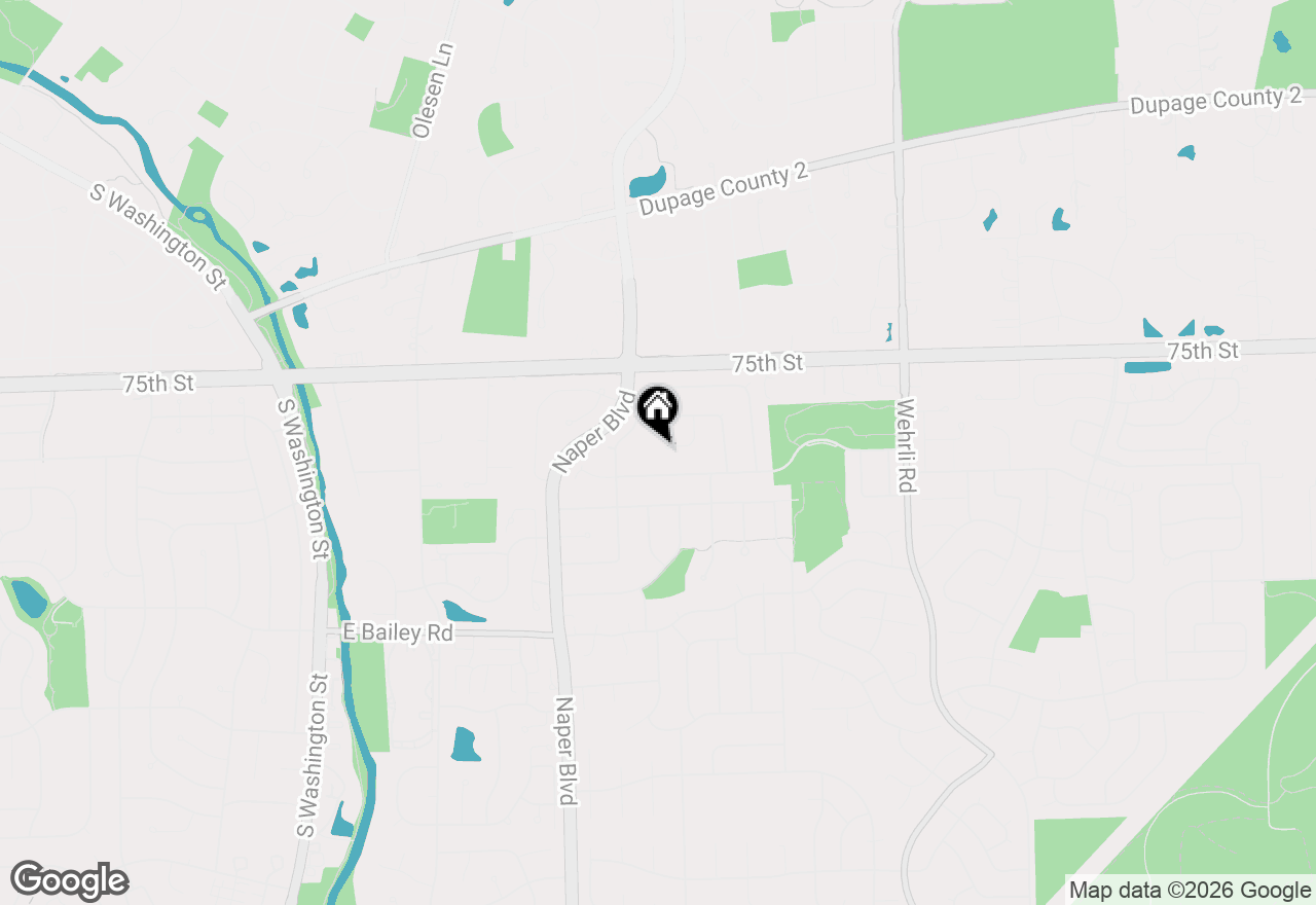 Map of 1344 Cantigny Court, Naperville, IL 60565