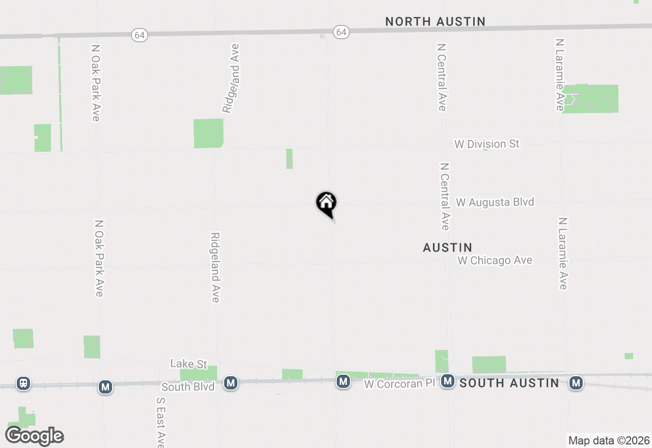 Map of 914 N Austin Boulevard #A5, Oak Park, IL 60302