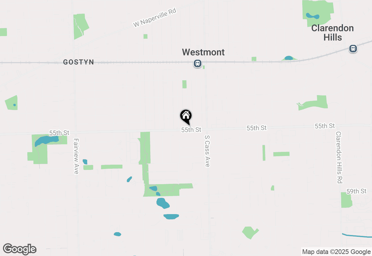 Map of 340 S Grant Street, Westmont, IL 60559