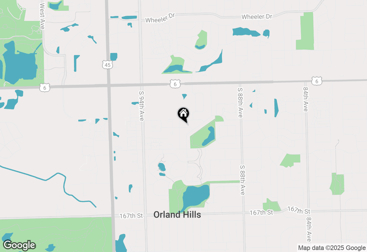Map of 9180 162nd Street, Orland Hills, IL 60487