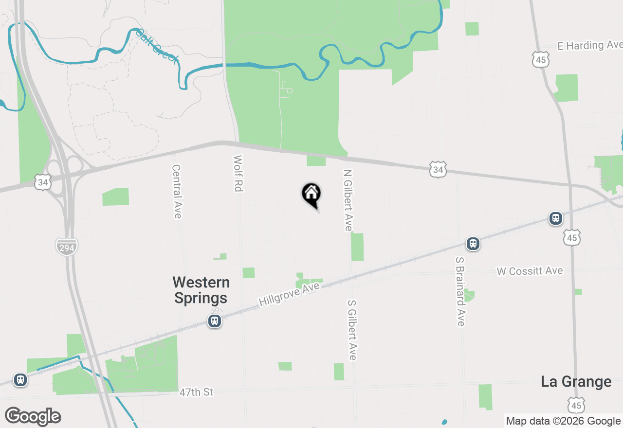 Map of 4051 Clausen Avenue, Western Springs, IL 60558