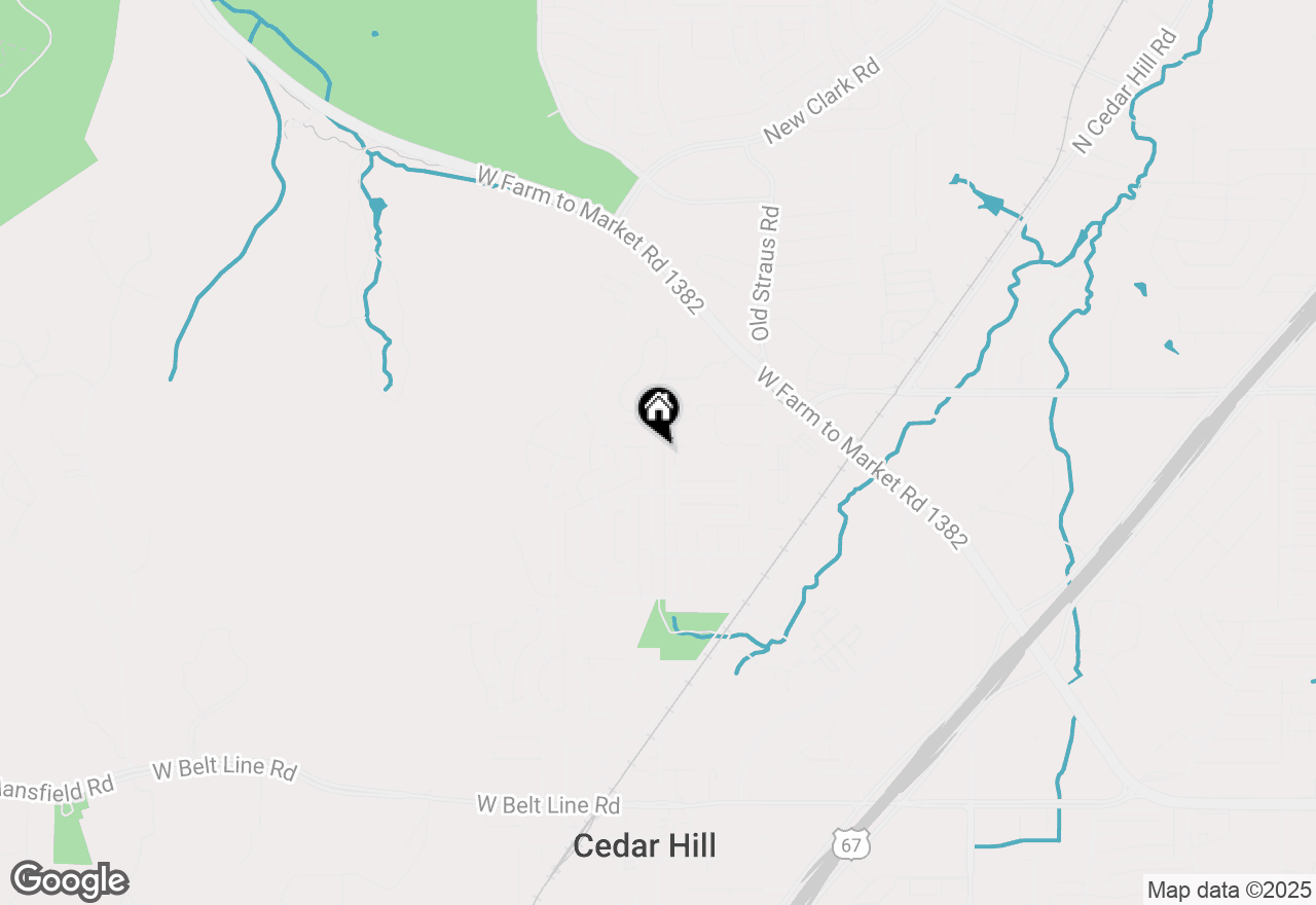 Map of 812 Monique, Cedar Hill, TX 75104