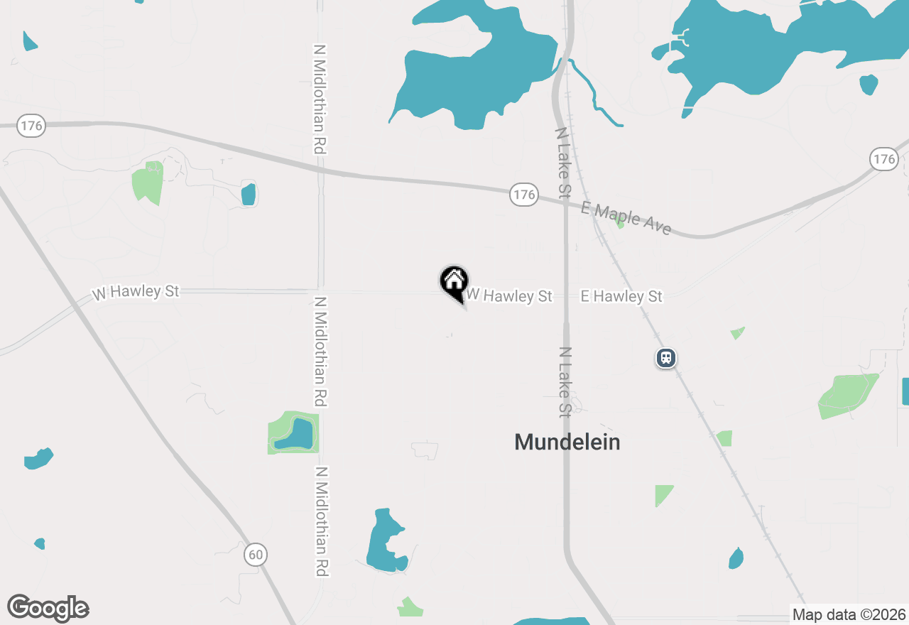 Map of 324 N Emerald Avenue, Mundelein, IL 60060