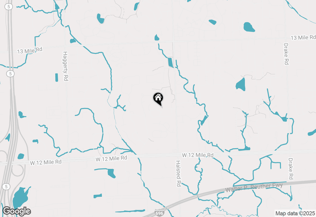 Map of 37786 Siena Drive, Farmington Hills, MI 48331