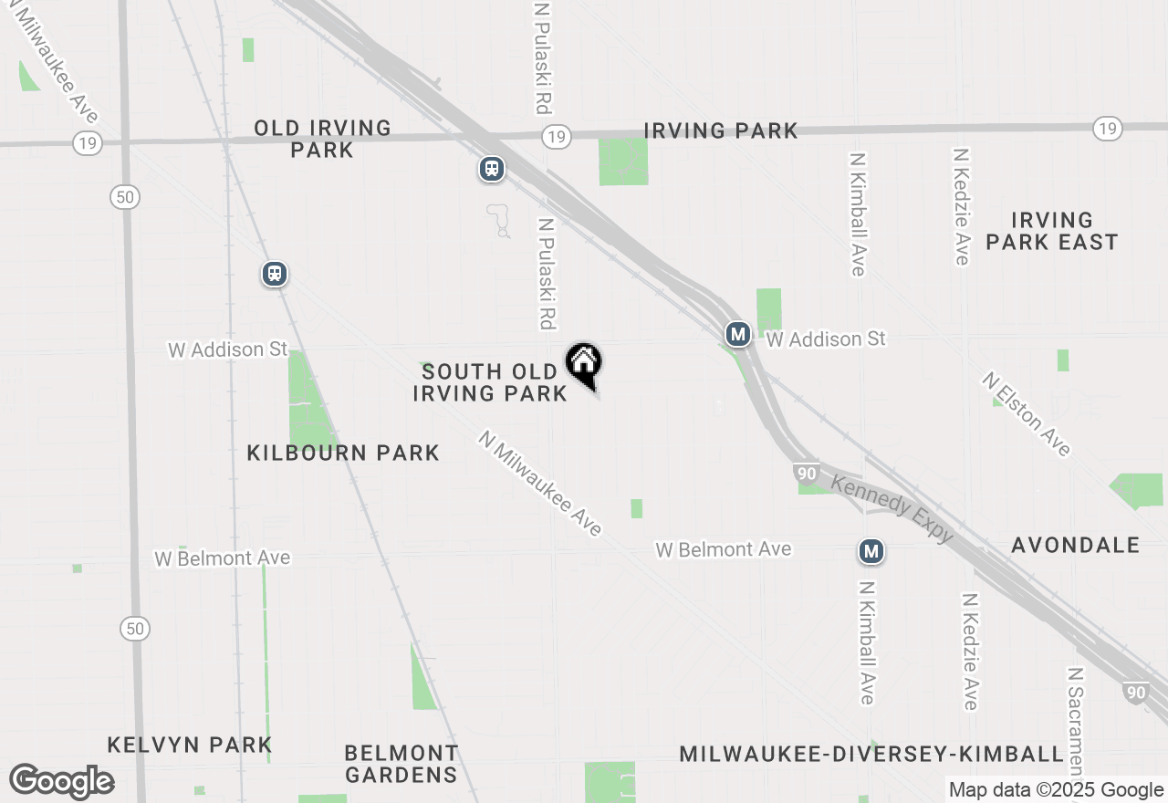 Map of 3453 N Harding Avenue, Chicago, IL 60618