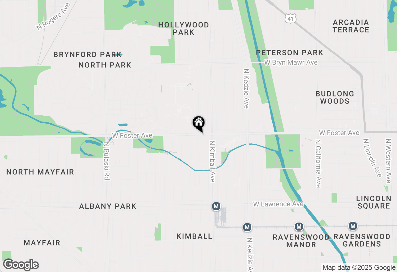 Map of 3445 W Foster Avenue #3, Chicago, IL 60625