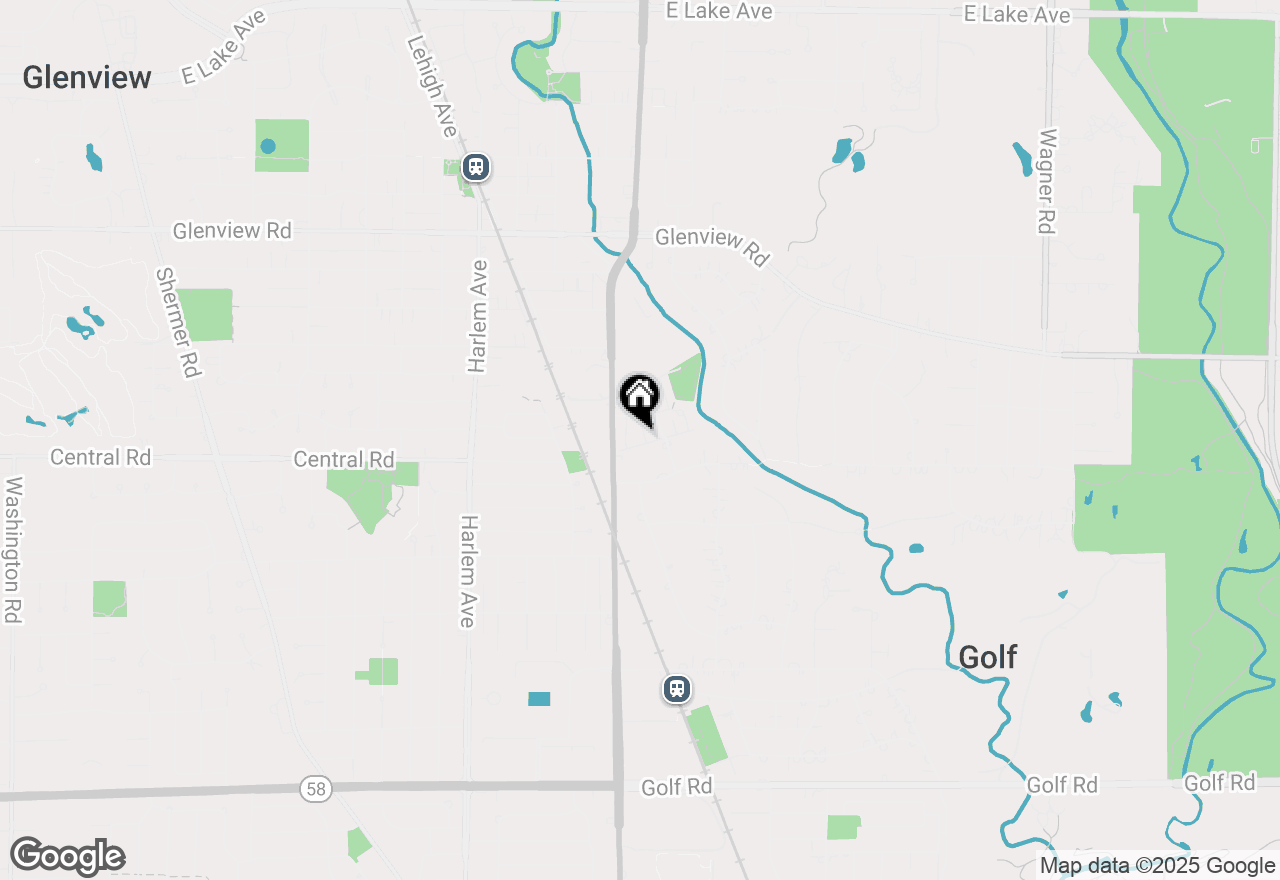 Map of 622 Carriage Hill Drive #622, Glenview, IL 60025