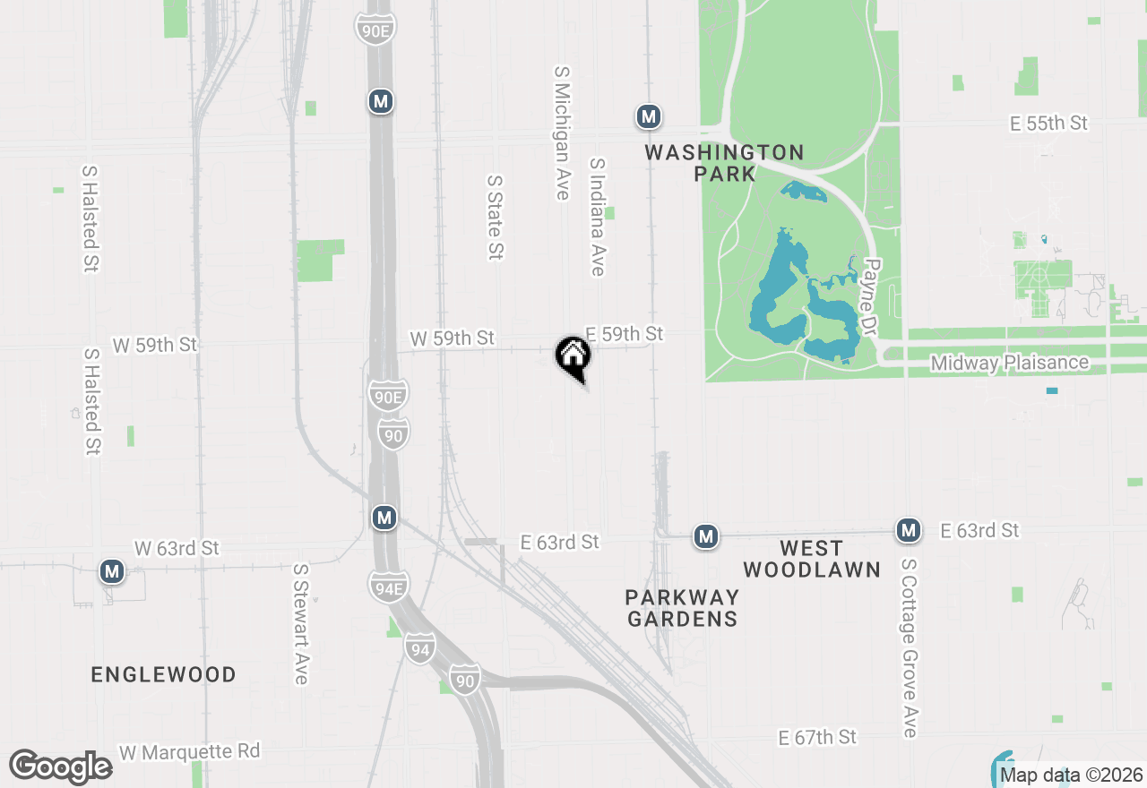 Map of 6007 S Michigan Avenue #3, Chicago, IL 60637