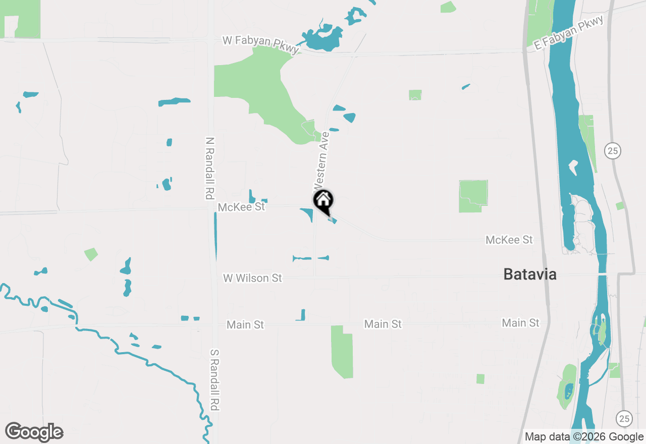 Map of 1382 Spencer Lane #1382, Batavia, IL 60510